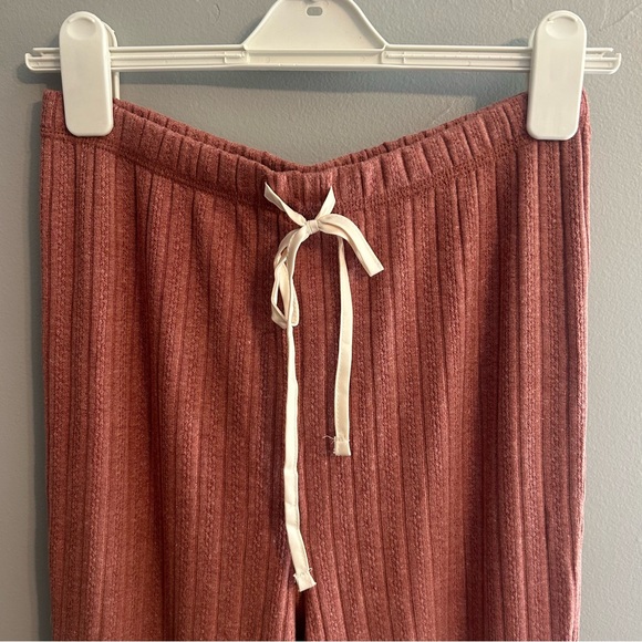 Blu Pepper Rust Drawstring Lounge  Jogger Pants - Picture 3 of 9